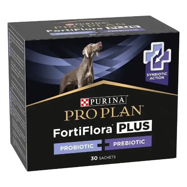 Purina Pro Plan Fortiflora Plus probiotico+prebiotici Supporto intestinale Cane Stick per cani 60 gr - Integratori per cani