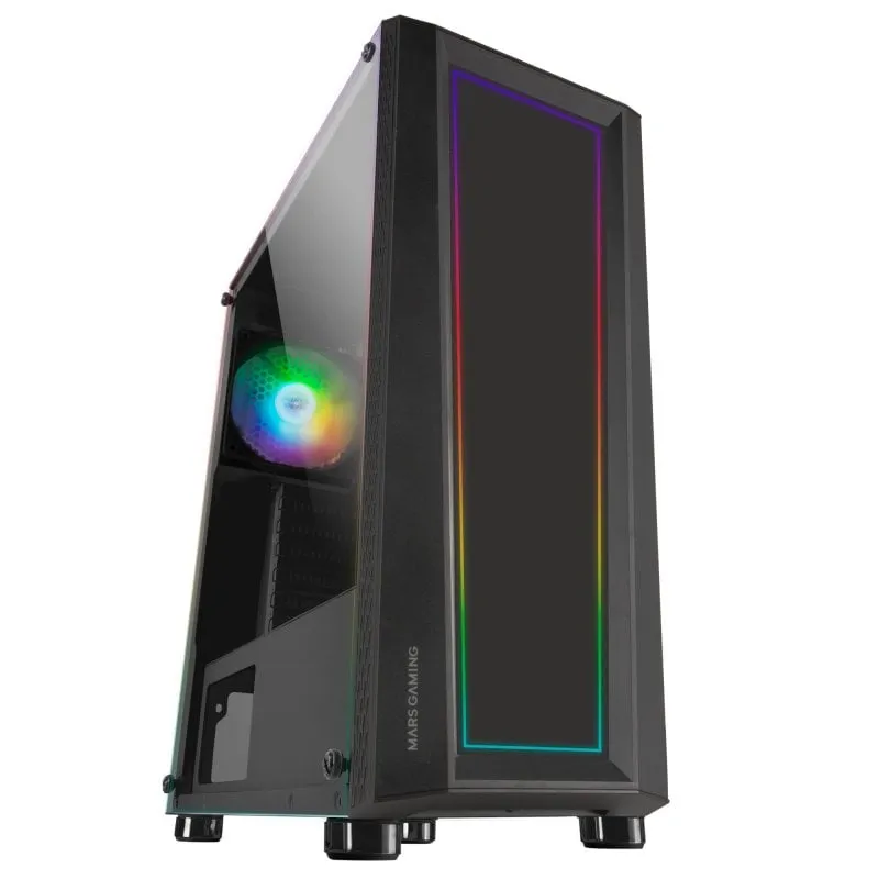 Mars Gaming MC-ART FRGB Vetro temperato USB 3.0 Nero