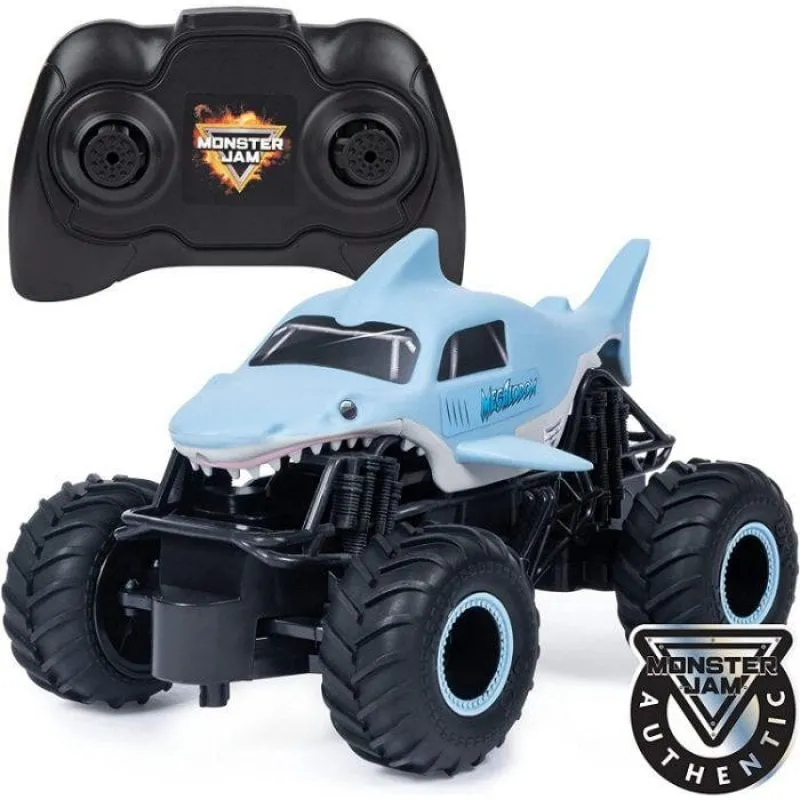 Monster Jam , Veicolo Radiocomandato Megalodon, Scala 1:24, 2.4 Ghz, dai 4 Anni - 6044952