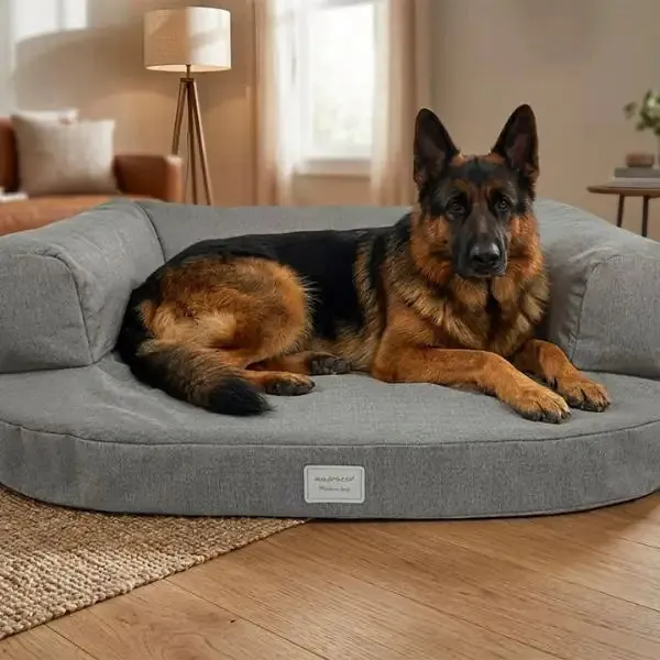 Materasso con sponde completamente sfoderabile Grigio Nasonero Misura 80x65 cm