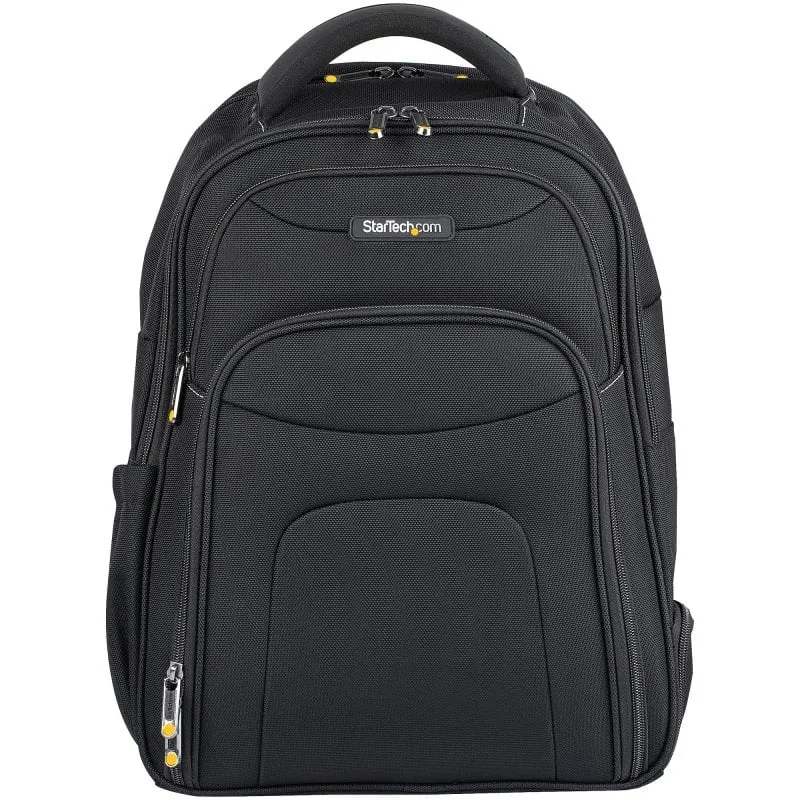 StarTech.com Zaino per Laptop 17.3" con Custodia per Accessori Rimovibile - Zaino per Professionisti Informatici in Nylon Balistico per Lavoro/Viaggi - Zaino porta PC Ergonomico con Tasche per Notebook/Tablet