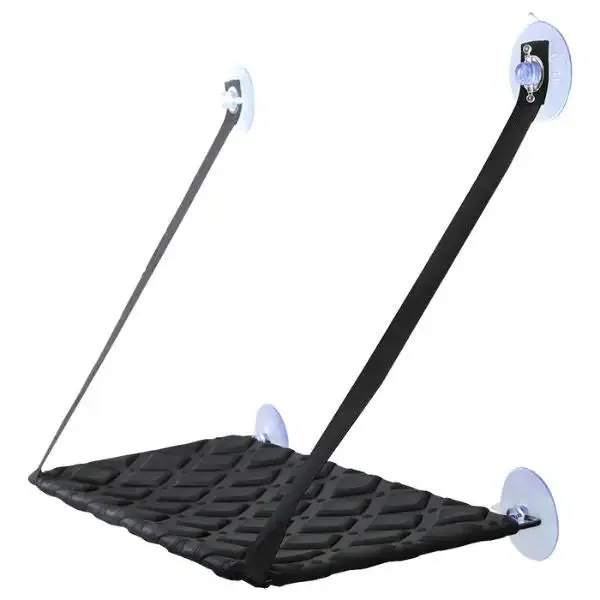 Amaca da finestra per gatto Ferribiella da vetrata finestra - Amaca da finestra per gatti con ventose extra large, design leggero e confortevole, ideale per osservare il mondo esterno e rilassarsi, facile da pulire grazie al rivestimento rimovibile. - Cuccia per gatti