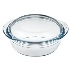 Pirofila Vetro borosilicato (27x23x11cm) con coperchio 0,7 lt Trasparente 208AC00 2043