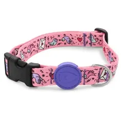 Collare regolabile per cani in raso Intense Sweet Tweet Morso Taglia L 43-70 cm