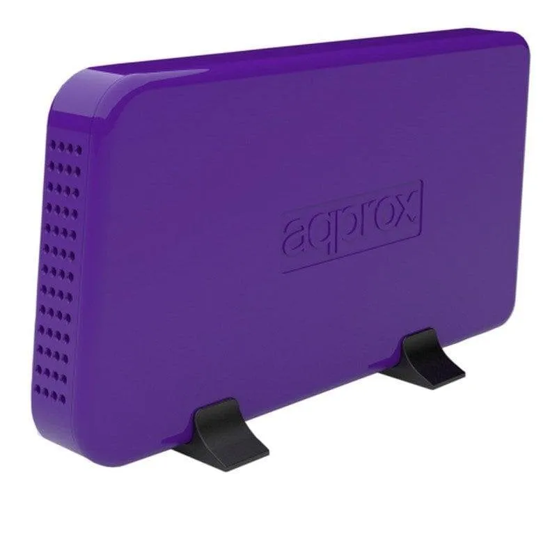 Custodia Esterna Approx APPHDD08x 3.5" SATA Alluminio Viola USB 3.0