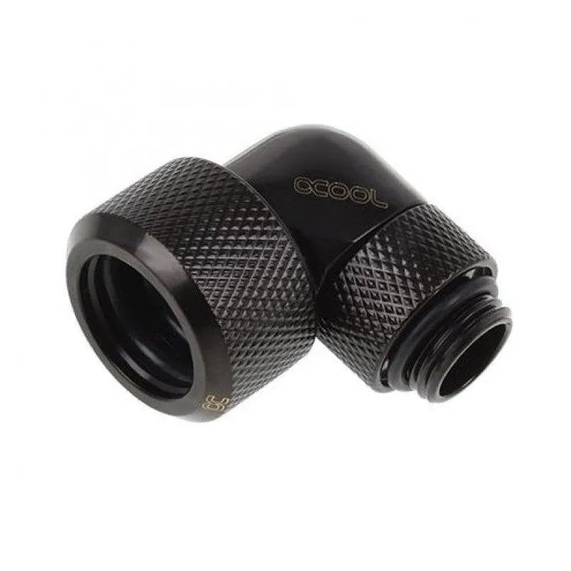 Refrigerazione Liquida Alphacool Racor G1/4 16mm 90° Girevole Nero