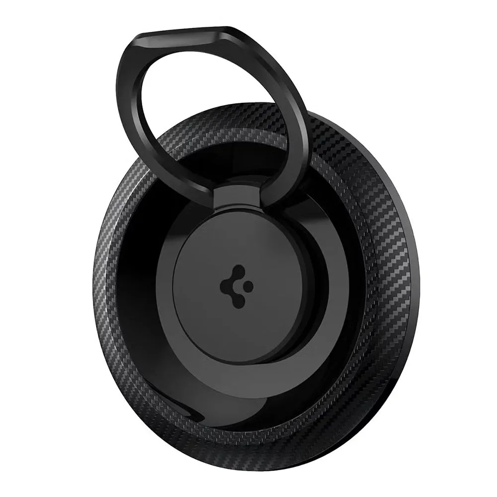 Supporto Anello Spigen O-Mag OM100 Carbon, Universale, Nero AMP05505