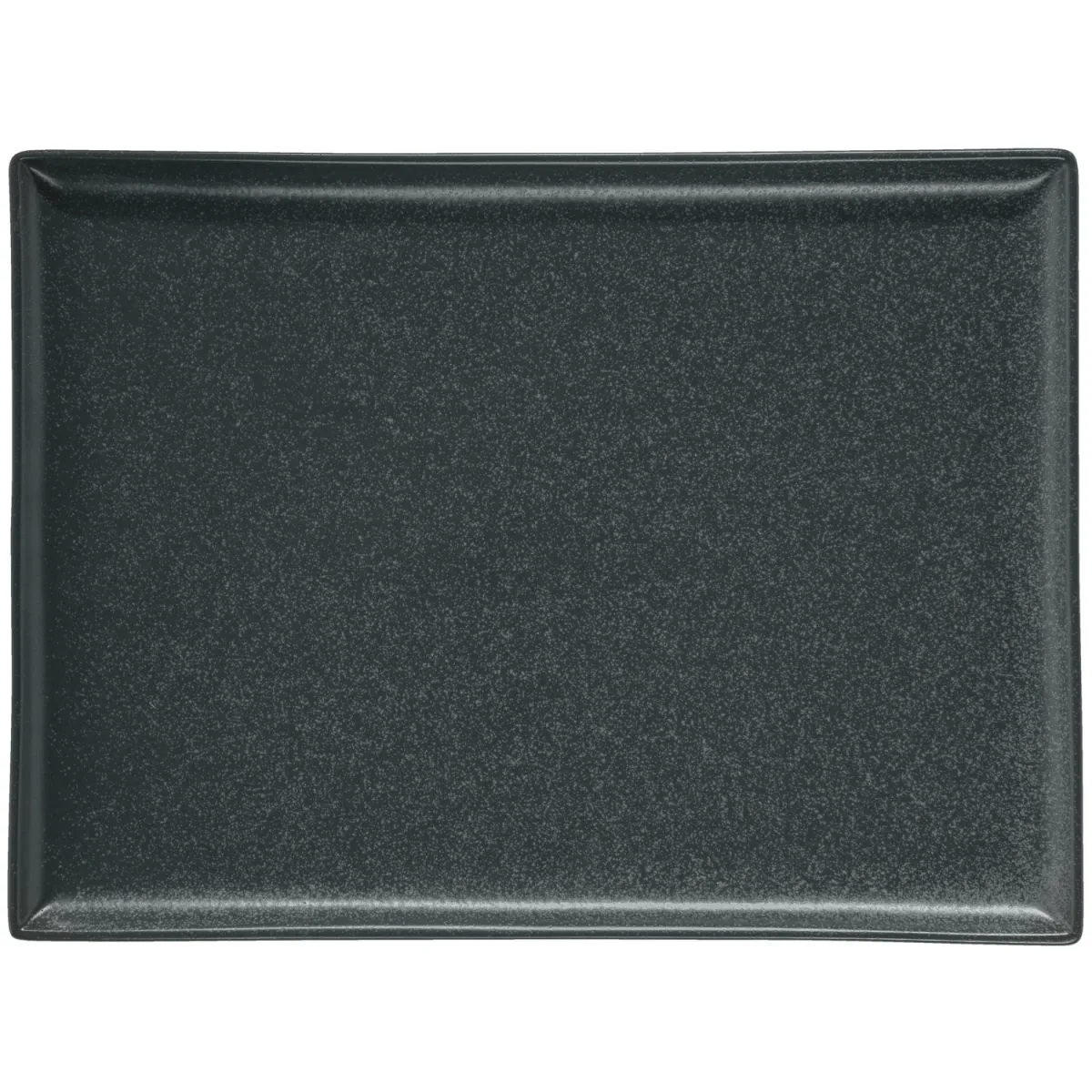 6x VEGA Piatto Masca; 27x21x2 cm (LxLxH); nero; rettangolare; 6 pz. / Pacco