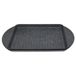 Bistecchiera Alluminio antiaderente (28x28cm) Nero pietra PA14