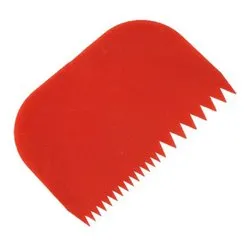 Raschietto Plastica 1 lato dentato (14,5x10cm) RA5RS