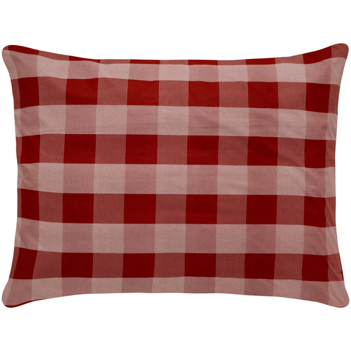 ERWIN M. Federa cuscino Loan con chiusura a sacco; 65x100 cm (LxL); rosso