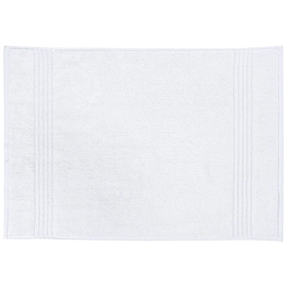 10x ERWIN M. Tappeto bagno Classico con bordo; 50x70 cm (LxL); bianco; 10 pz. / Pacco
