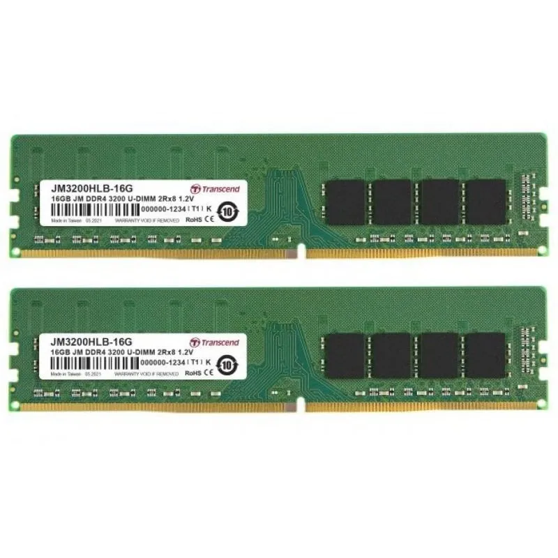 Transcend JetRam DDR4 3200 MHz 16 GB 2x8 GB CL22