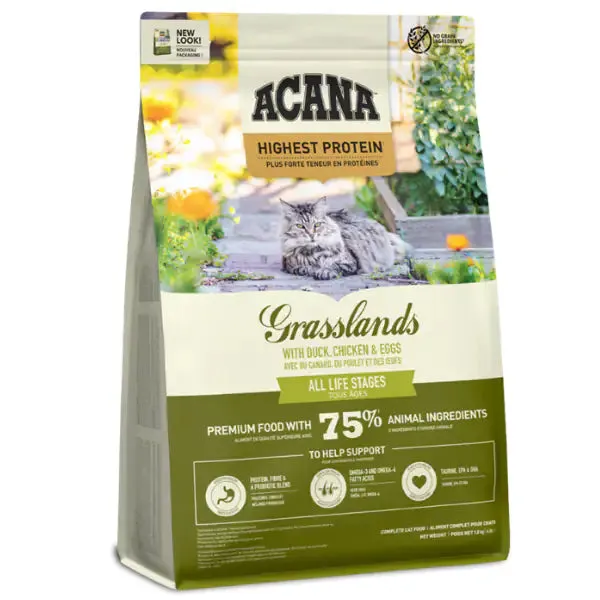 Acana Grasslands Cat 4,5 kg - Croccantini per gatti