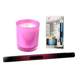 Candela profumata (170gr) durata 36 ore con accendino incluso Assortito CANDELYSET