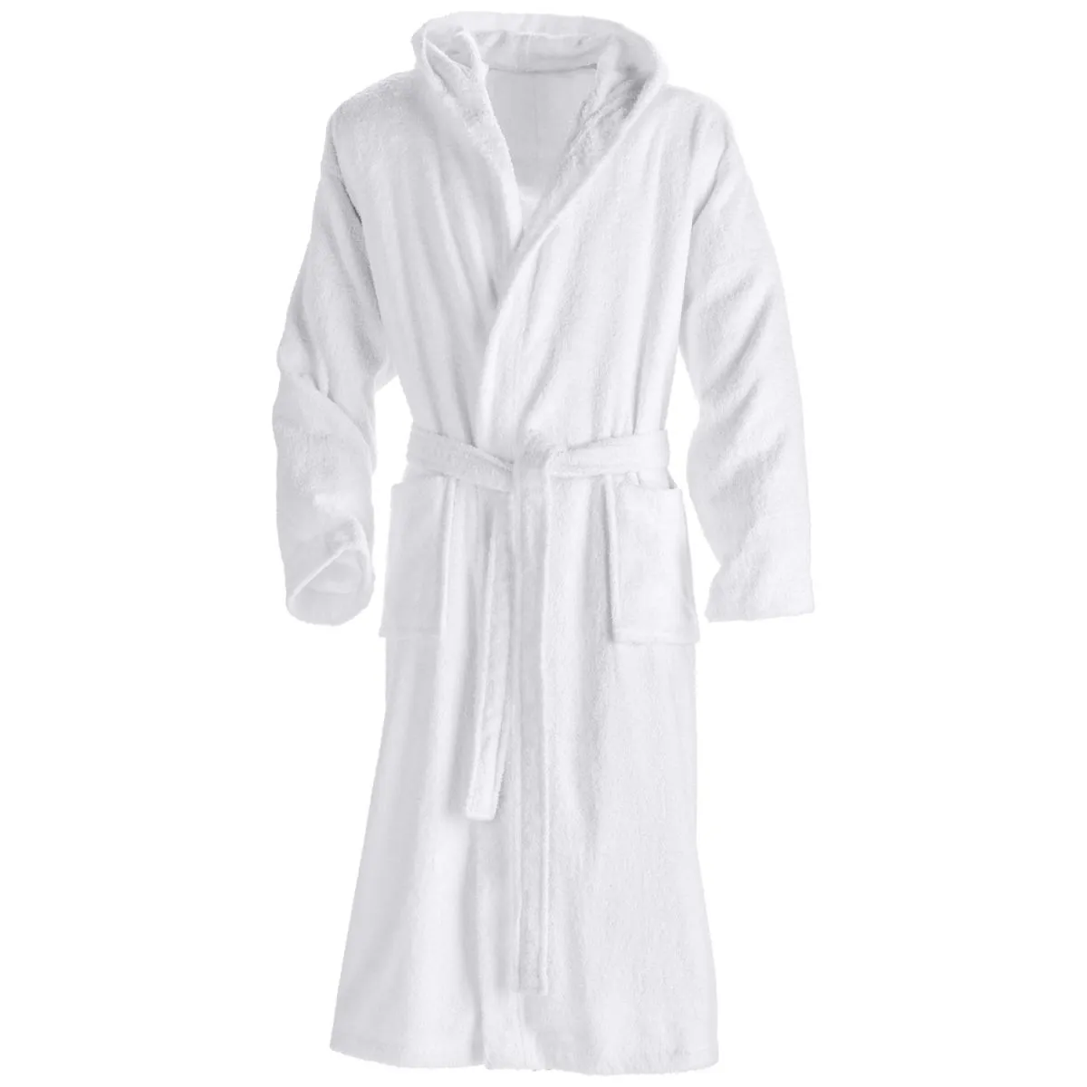 ERWIN M. Accappatoio Adria con cappuccio; Taglia L/XL; bianco