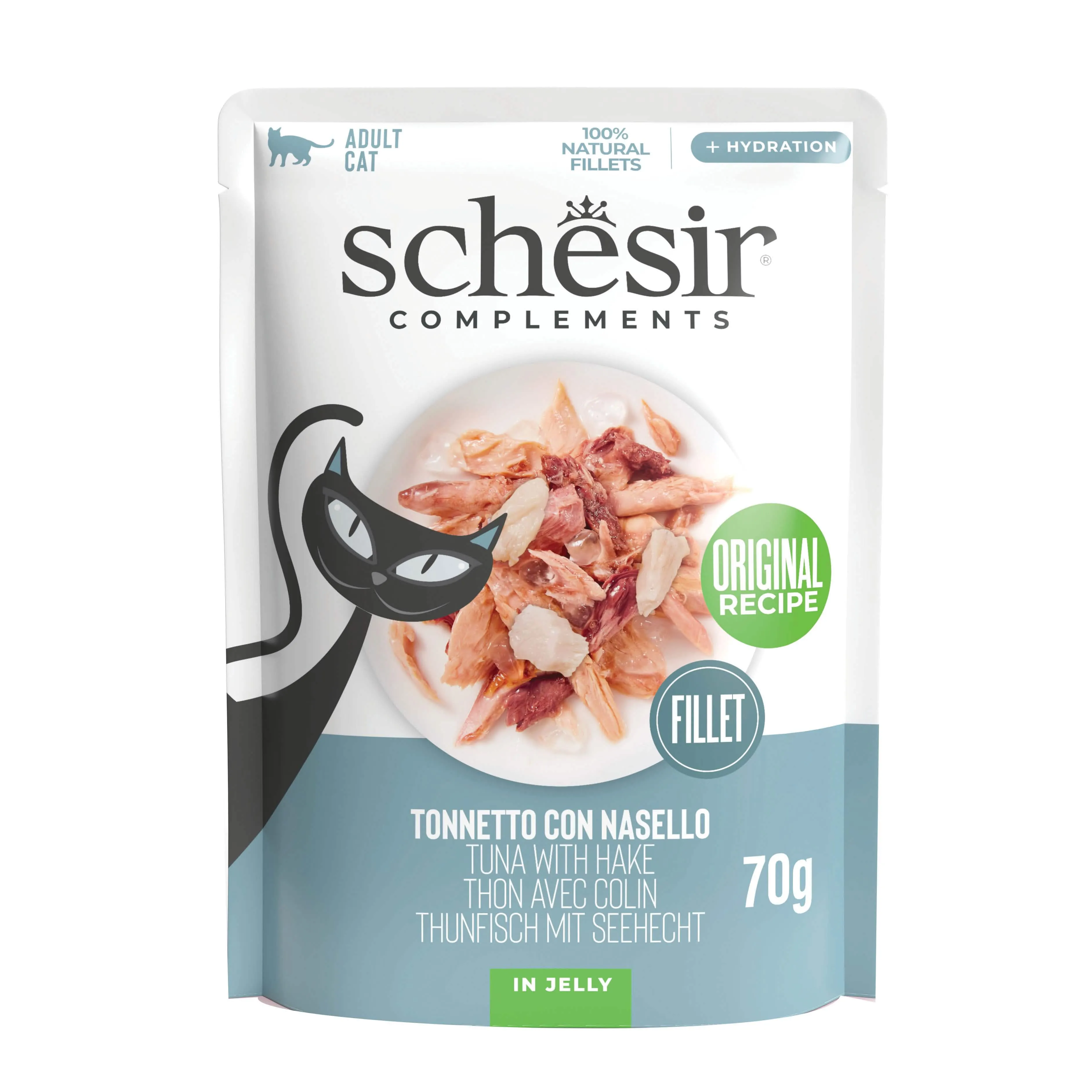 Schesir cat tonnetto con nasello 70 g