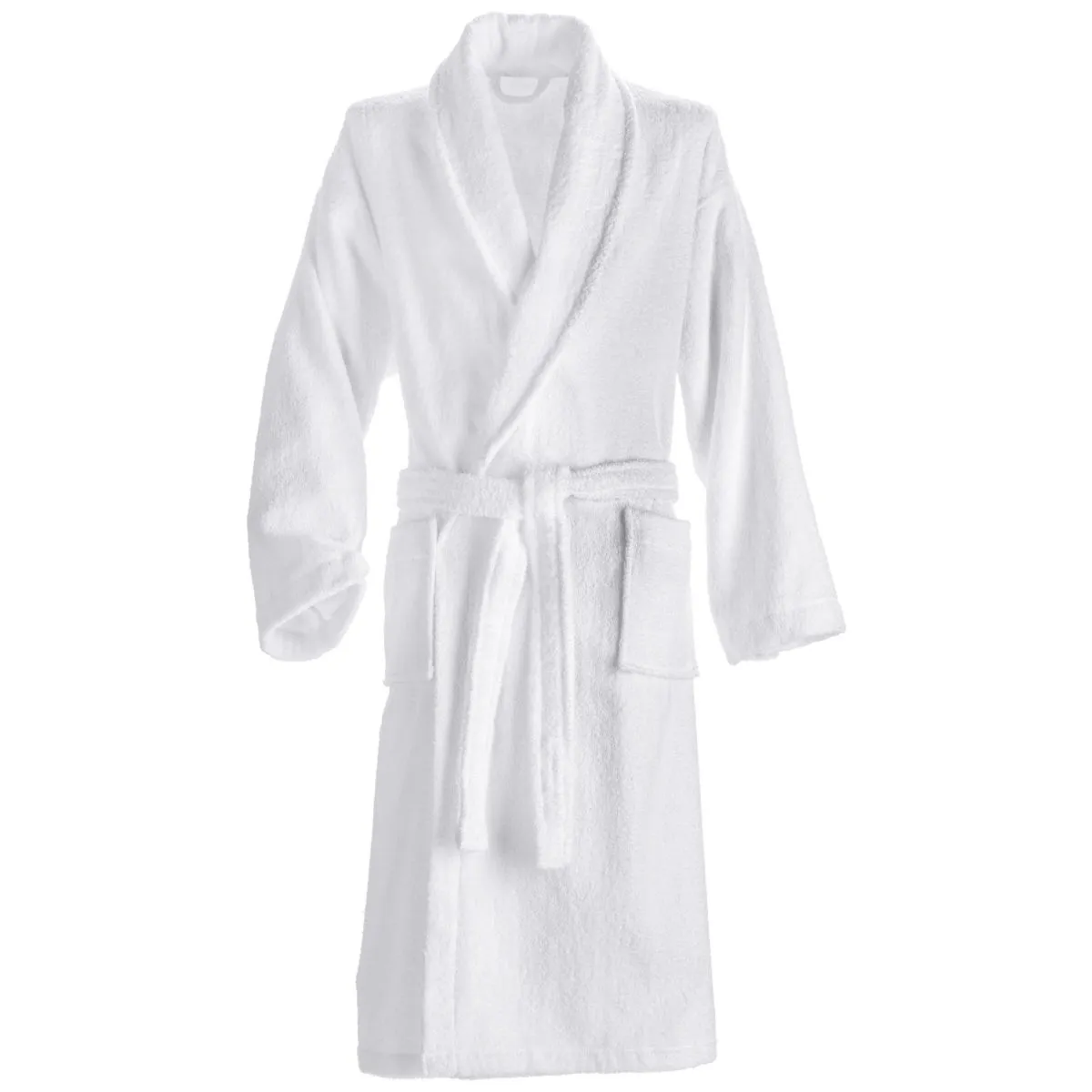 ERWIN M. Accappatoio Adria collo a scialle; Taglia S/M; bianco