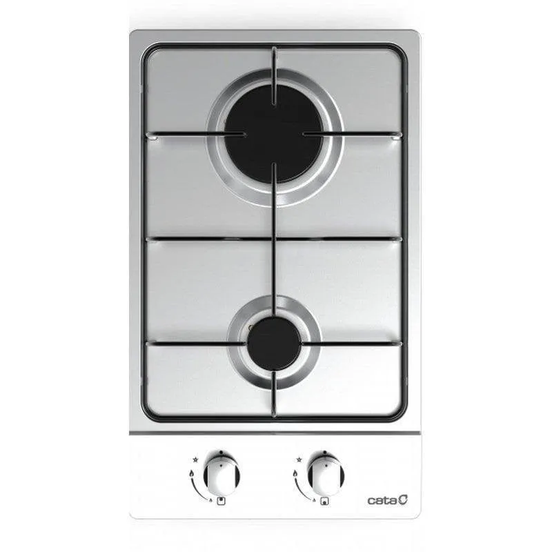 Piastra a gas Cata GI 3002 X 2 bruciatori 30 cm Acciaio inossidabile