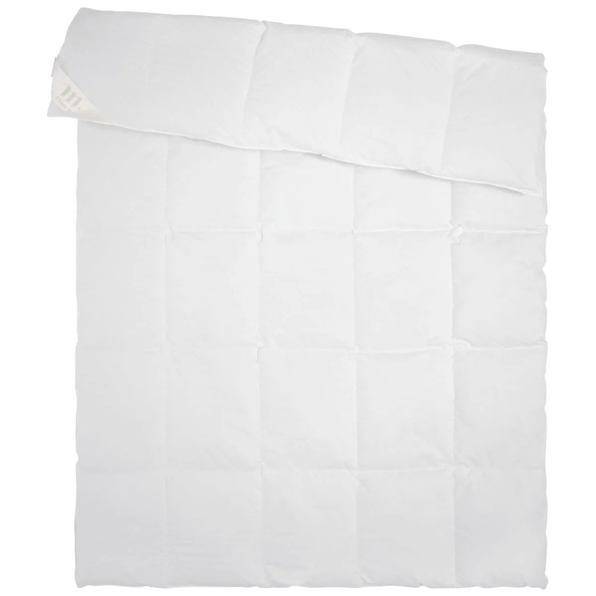 ERWIN M. Piumino Hypno; 260x240 cm (LxL); bianco