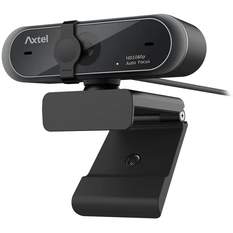 Webcam Axtel AX-FHD FullHD USB 2.0 Autofocus Microfono Nero