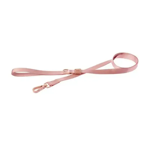 Ferribiella Suprema Guinzaglio con moschettone verniciato Rosa Taglia M