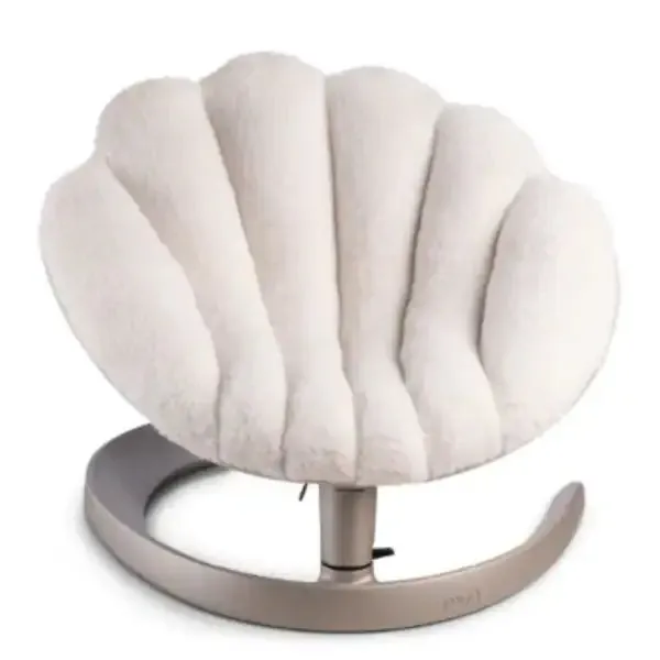 Cuccia oscillante rialzata per animali domestici Shell Tavo Milk - Bianco latte - Cucce per cani