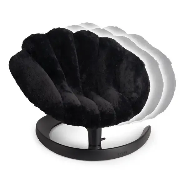Cuccia oscillante rialzata per animali domestici Shell Tavo Onyx - Nero deciso - Cucce per cani