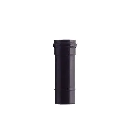 Tubo canna fumaria (8x25cm) PELLET LINE Nero opaco PN802