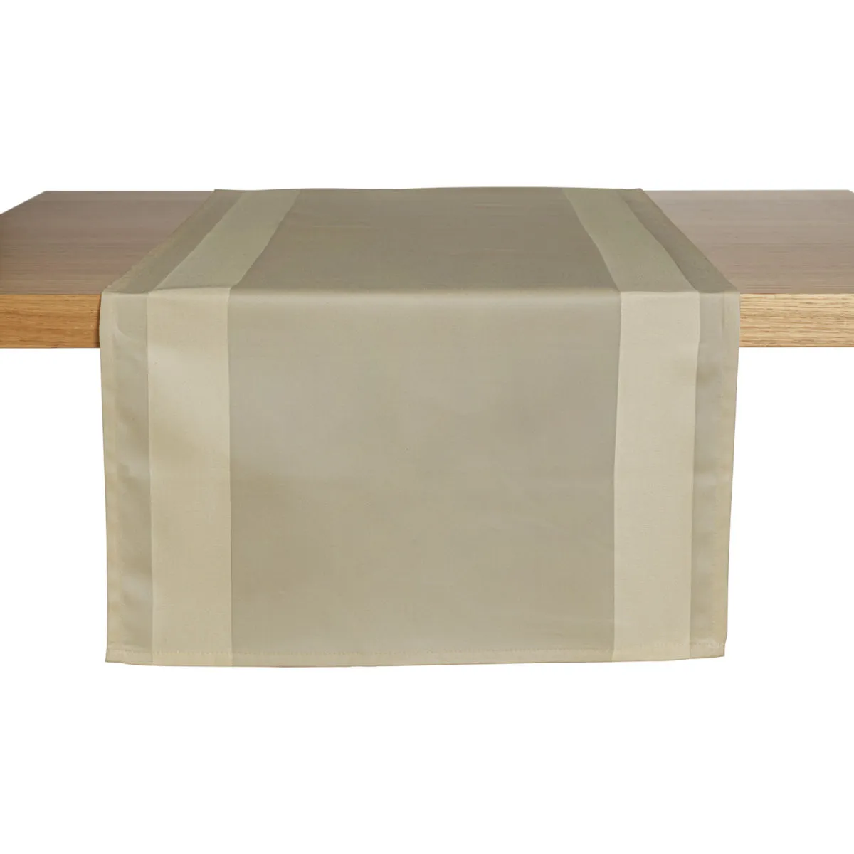 2x ERWIN M. Runner tavola Ambiente; 40x130 cm (LxL); tortora; rettangolare; 2 pz. / Pacco