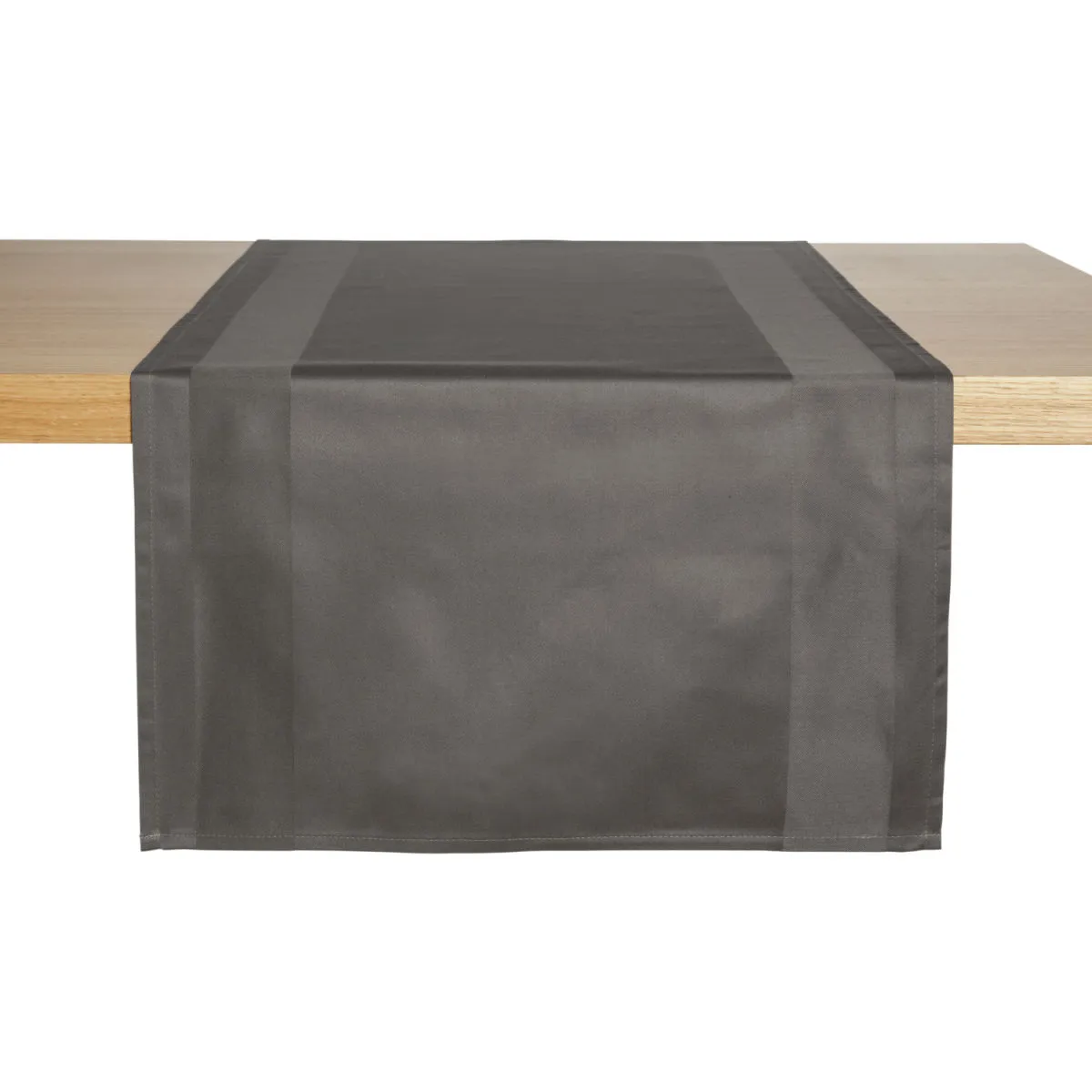 2x ERWIN M. Runner tavola Ambiente; 40x130 cm (LxL); antracite; rettangolare; 2 pz. / Pacco