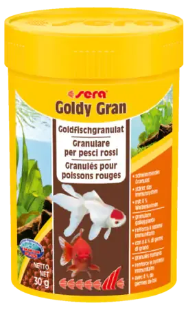 Sera Goldy Granul mangime in granuli per pesci rossi grandi e d'acqua fredda 30 gr (100 ml)