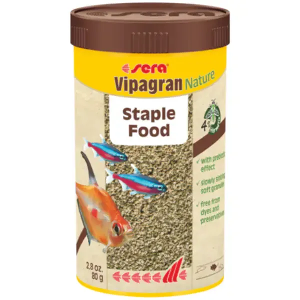 Sera Vipagran Nature mangime di base in granuli per pesci ornamentali 100 gr (250 ml)