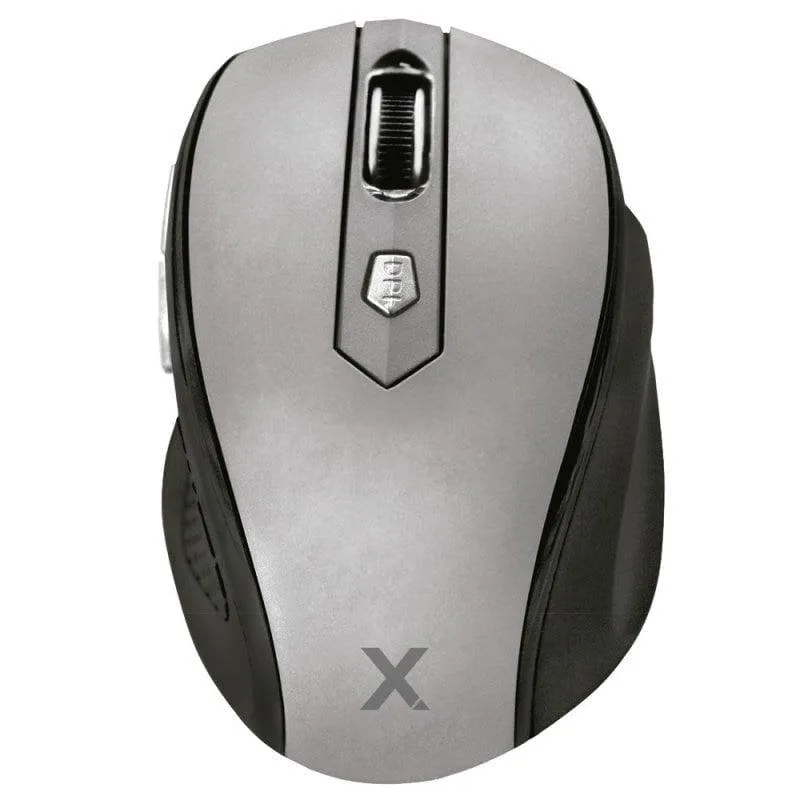 Mouse Approx APPXM300 Wireless 1600DPI Grigio 6 Pulsanti Ergonomico