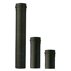 Tubo canna fumaria (8x50cm) PELLET LIGHT Nero opaco PNL801