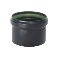 Terminale canna fumaria (8cm) PELLET LIGHT Nero opaco PN819C