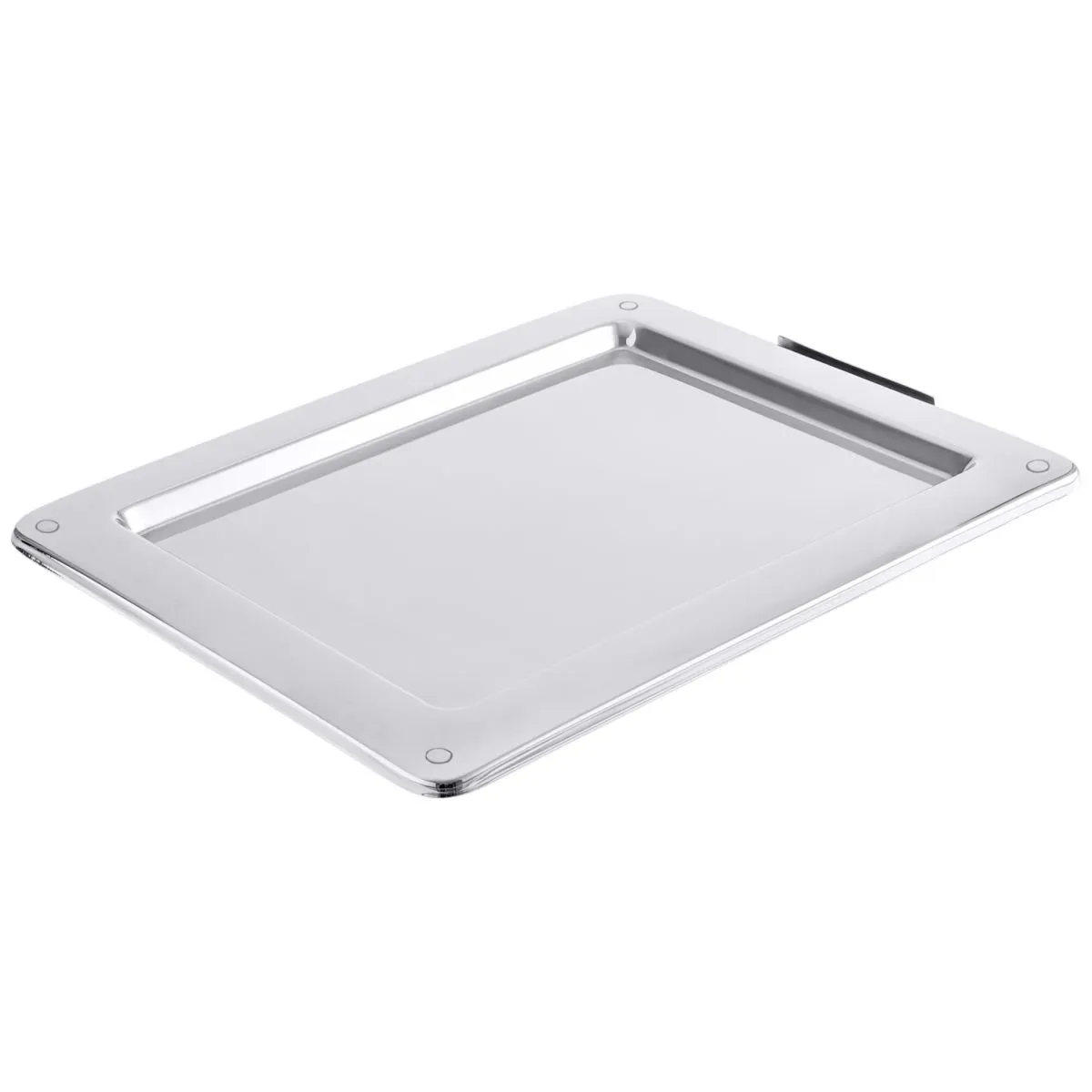 VEGA Vassoio buffet gastronorm; GN 1/2, 32.5x26.5x1.4 cm (LxLxP); argento