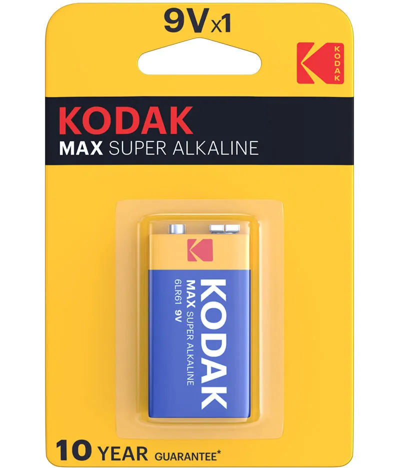 Batteria Kodak Max Super, 6LR61 (9V)