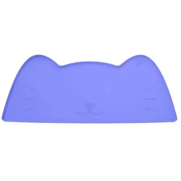 Tappetino sottociotola in silicone Gatto Amorcromia Ferribiella Blu