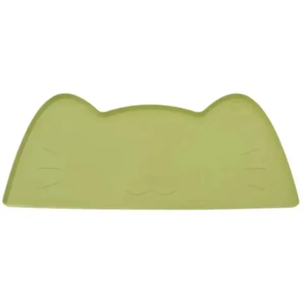 Tappetino sottociotola in silicone Gatto Amorcromia Ferribiella Verde