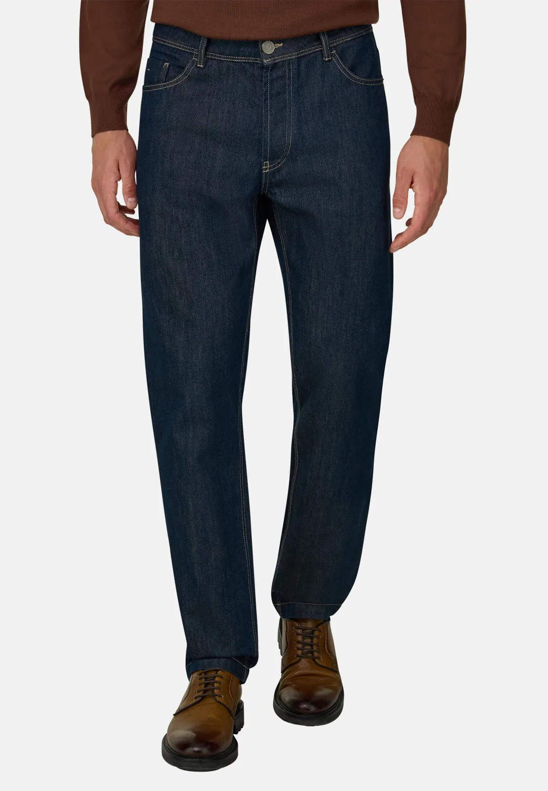 Boggi, Jeans In Denim Blu Scuro, Uomo, Blu Scuro, Taglia: 30