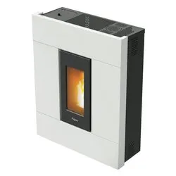 Stufa pellet 7kW TABLA 7 Slim Bianco 4 stelle Classe A+ 7019032