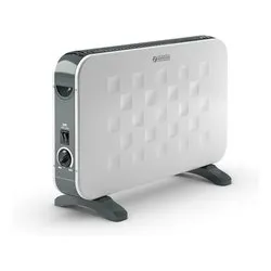 Termoconvettore 2000W 60m³ CALEO Metal Grigio e Bianco 99296