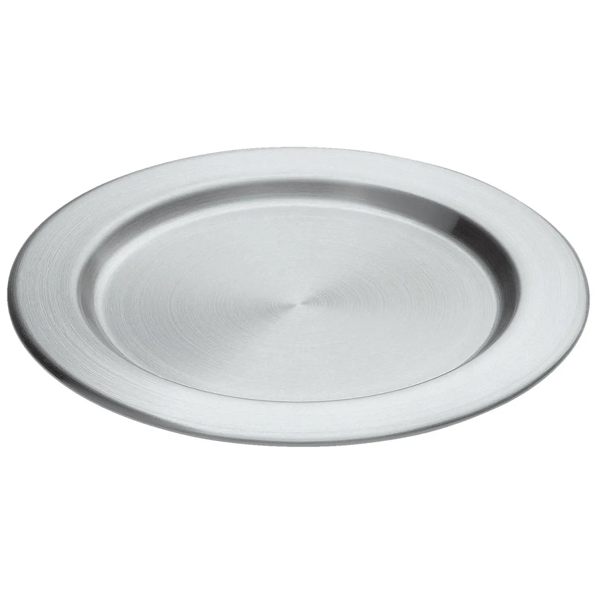 6x VEGA Sottobicchiere Tilu opaco; 11.8 cm (Ø); argento; rotonda; 6 pz. / Pacco
