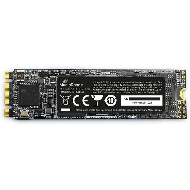 Mediarange MR1021 128GB SSD M.2 3D TLC NAND SATA 3
