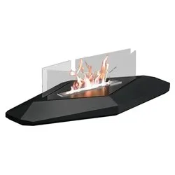 Biocamino 1,5kW RUBY Boston Black