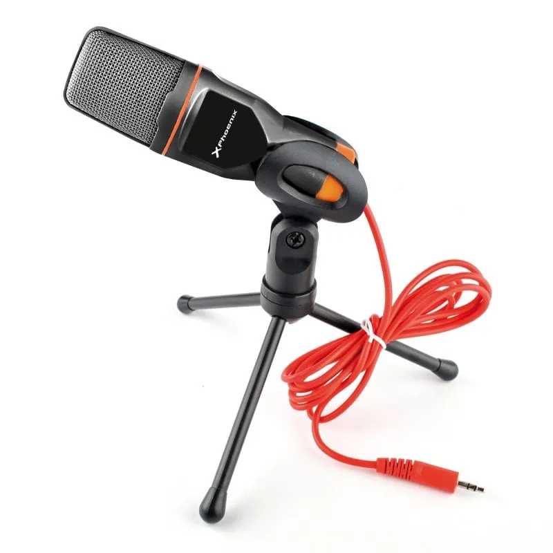 Phoenix Podcast Studio Jack per microfono a condensatore 3.5