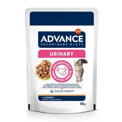 Advance Veterinary Diets Cat Urinary Adult supporto urinario 85 gr Pollo - confezione da 12 pezzi - Dieta veterinaria per gatti