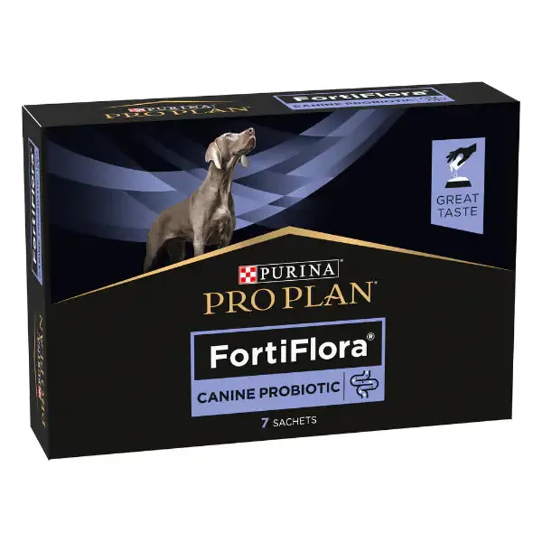 Purina Pro Plan Fortiflora Canine Probiotic Supporto intestinale Stick per cani 1 gr x 7 - Integratori per cani