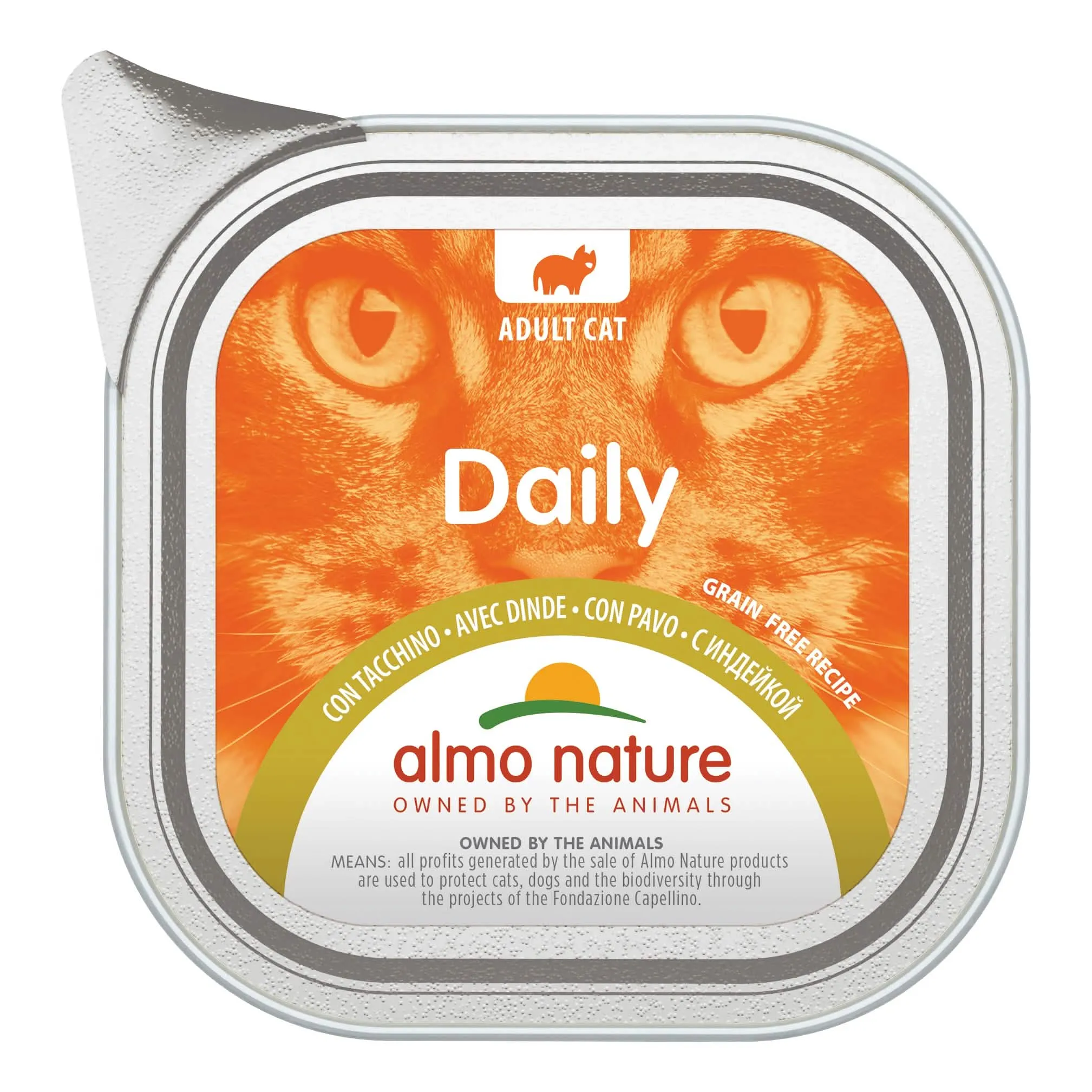 Daily menu cats con tacchino 100 g